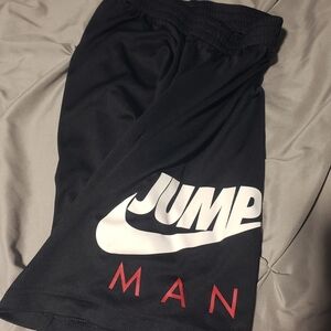 Jordn Jump Man Black Shorts YL